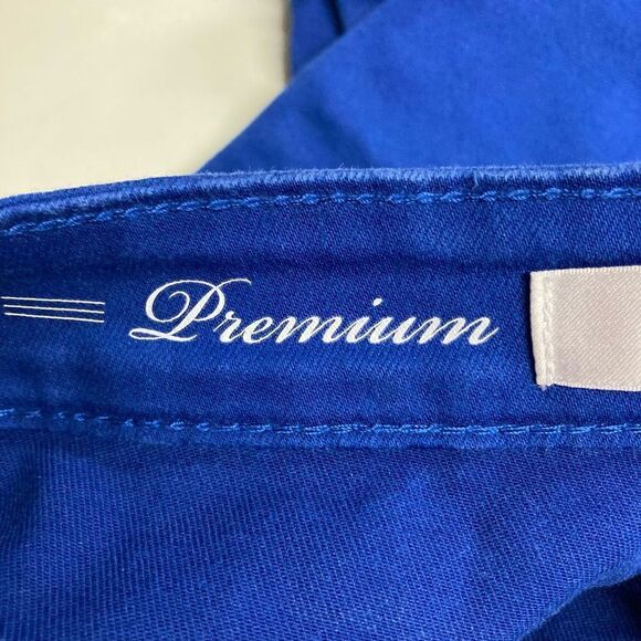 CROFT & BARROW Premium Denim‎ Blue Woman’s Bermuda Shorts Size 14 - Picture 7 of 9